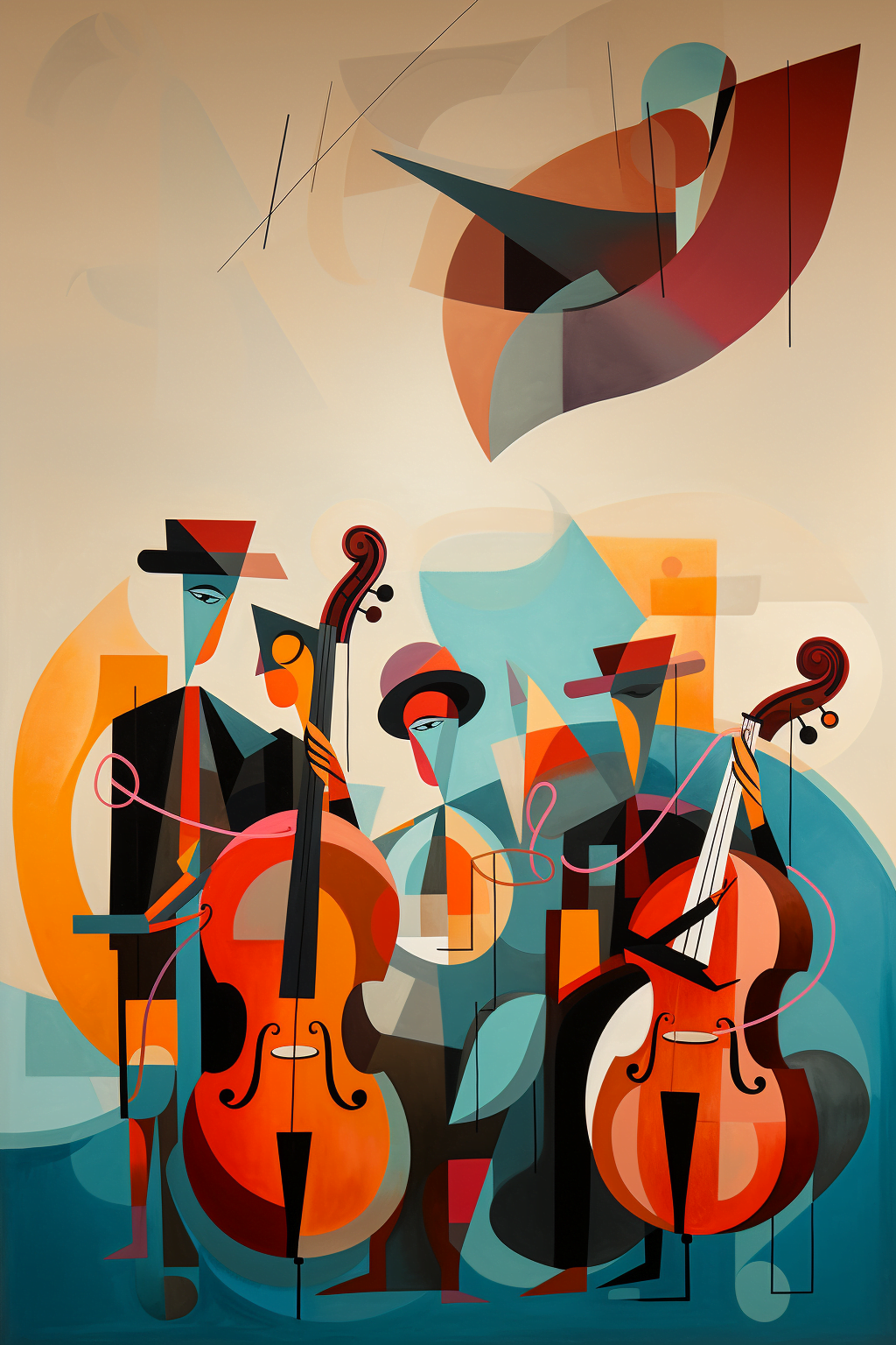 Colorful Abstract Orchestra