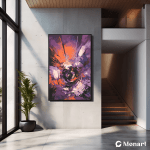 Soul’s Echoes: Expression of Orange and Purple